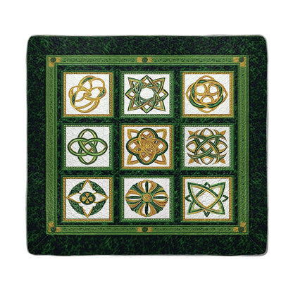 Shineful All Season Quilt 3-Piece Set - Celtic Knots of Luck