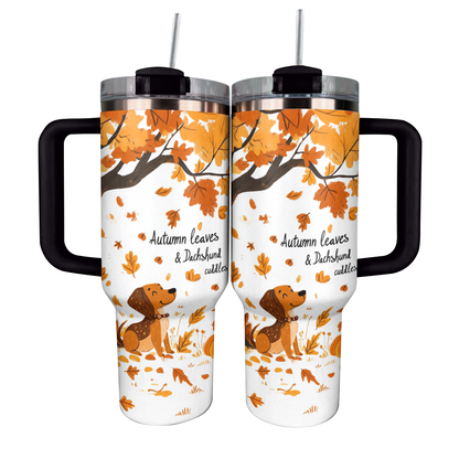 Shineful Tumbler Autumn Dachshund