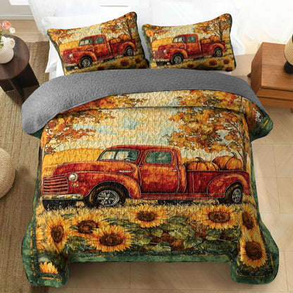 Shineful All Season Quilt 3-Piece Set Autumn Dreams