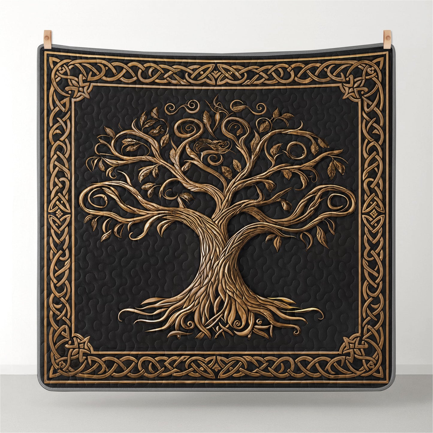 Shineful Quilt 3-Piece Set Celtic Tree