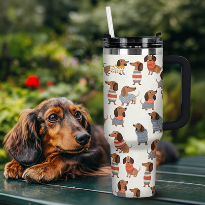 Shineful Tumbler Dachshund Cuteness Overload
