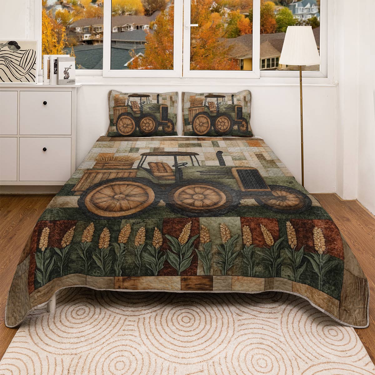 Shineful All Season Quilt 3-Piece Set - Farmer Rustic Charm