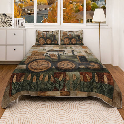 Shineful All Season Quilt 3-Piece Set - Farmer Rustic Charm