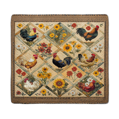 Shineful All Season Quilt 3-Piece Set Vintage Rooster