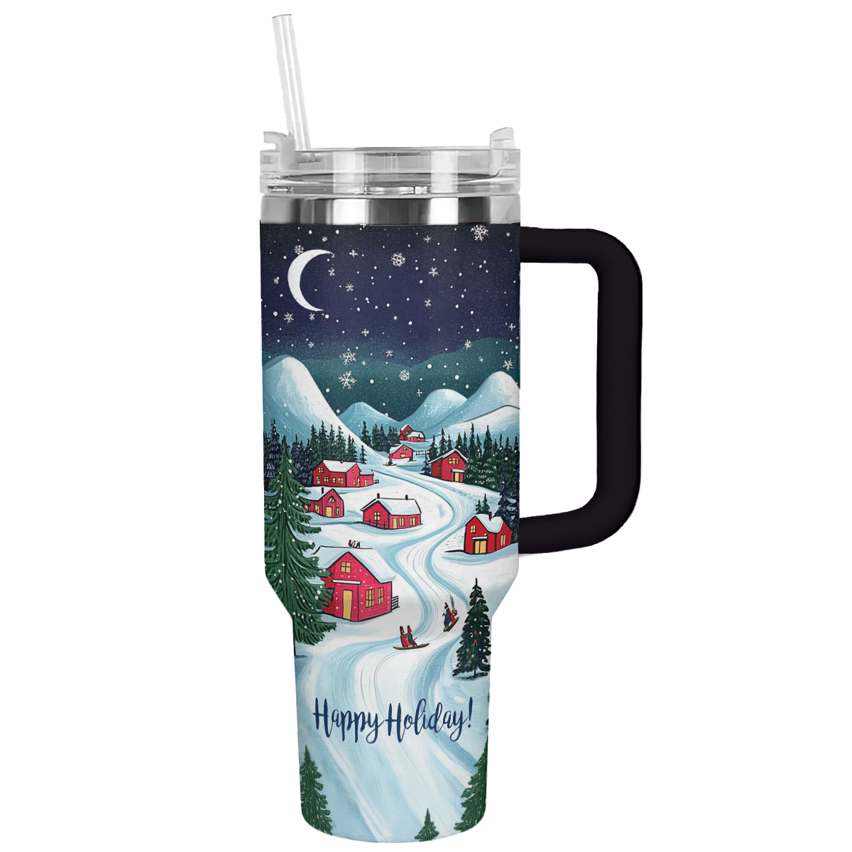 Shineful Tumbler Joyful Holiday Village