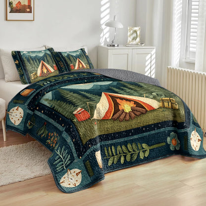 Shineful All Season Quilt 3-Piece Set Campfire Dreams