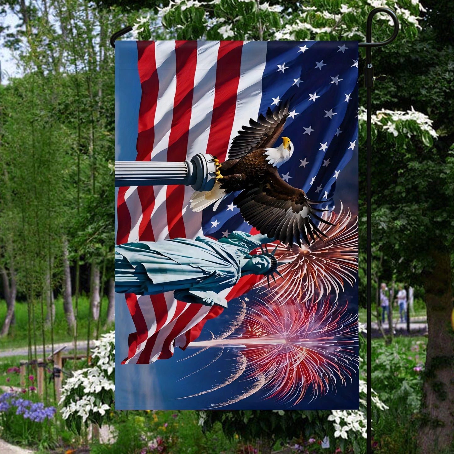 Shineful Gargen Flag 12" x 18" - The American Standard
