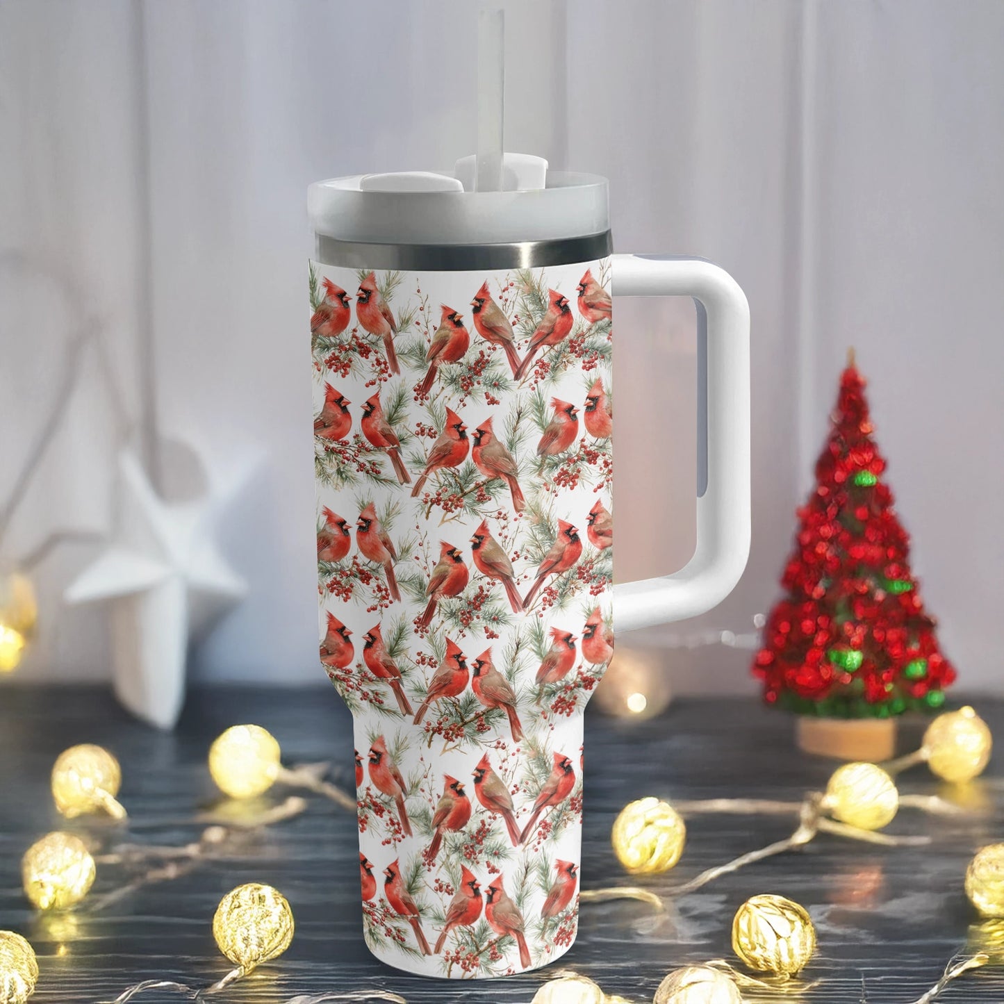Shineful Tumbler Cozy Cardinal