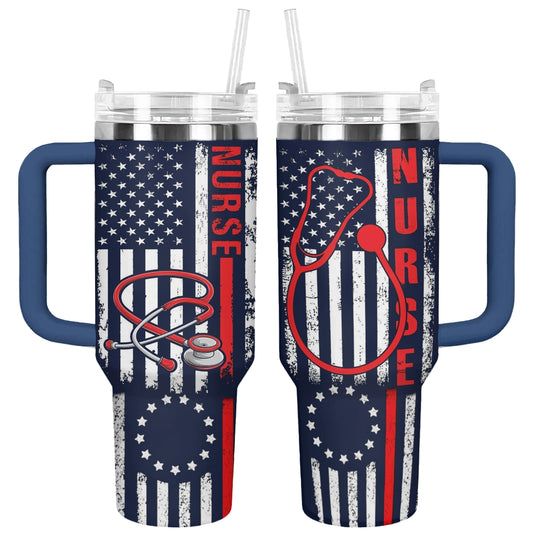 Shineful Tumbler Nurse Proud