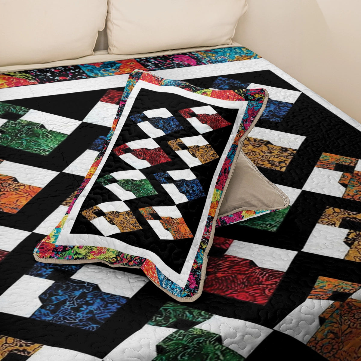 Shineful All Season Quilt 3-Piece Set - Black Women Harmony