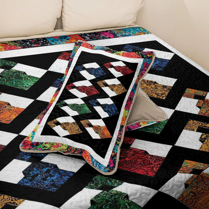 Shineful All Season Quilt 3-Piece Set - Black Women Harmony