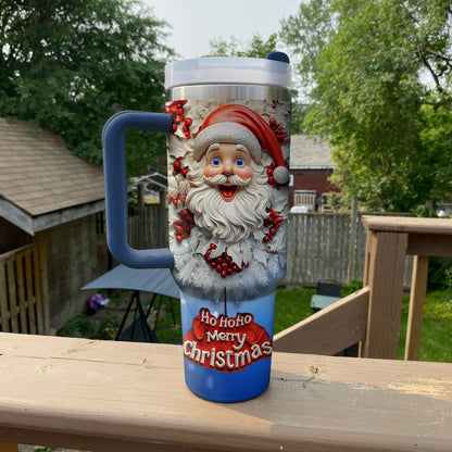 Shineful Glossy Tumbler Santa's Merry Christmas