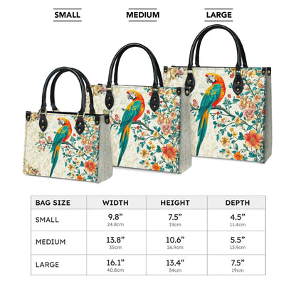 Shineful Leather Bag Macaw Enchantment