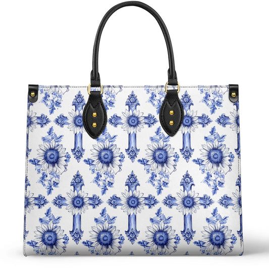 Shineful Leather Bag Sunflower Blooming With Grace
