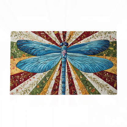 Shineful Dragonfly Bloom Ultra-Thin Non Skid Floor Mat, Kitchen Rugs