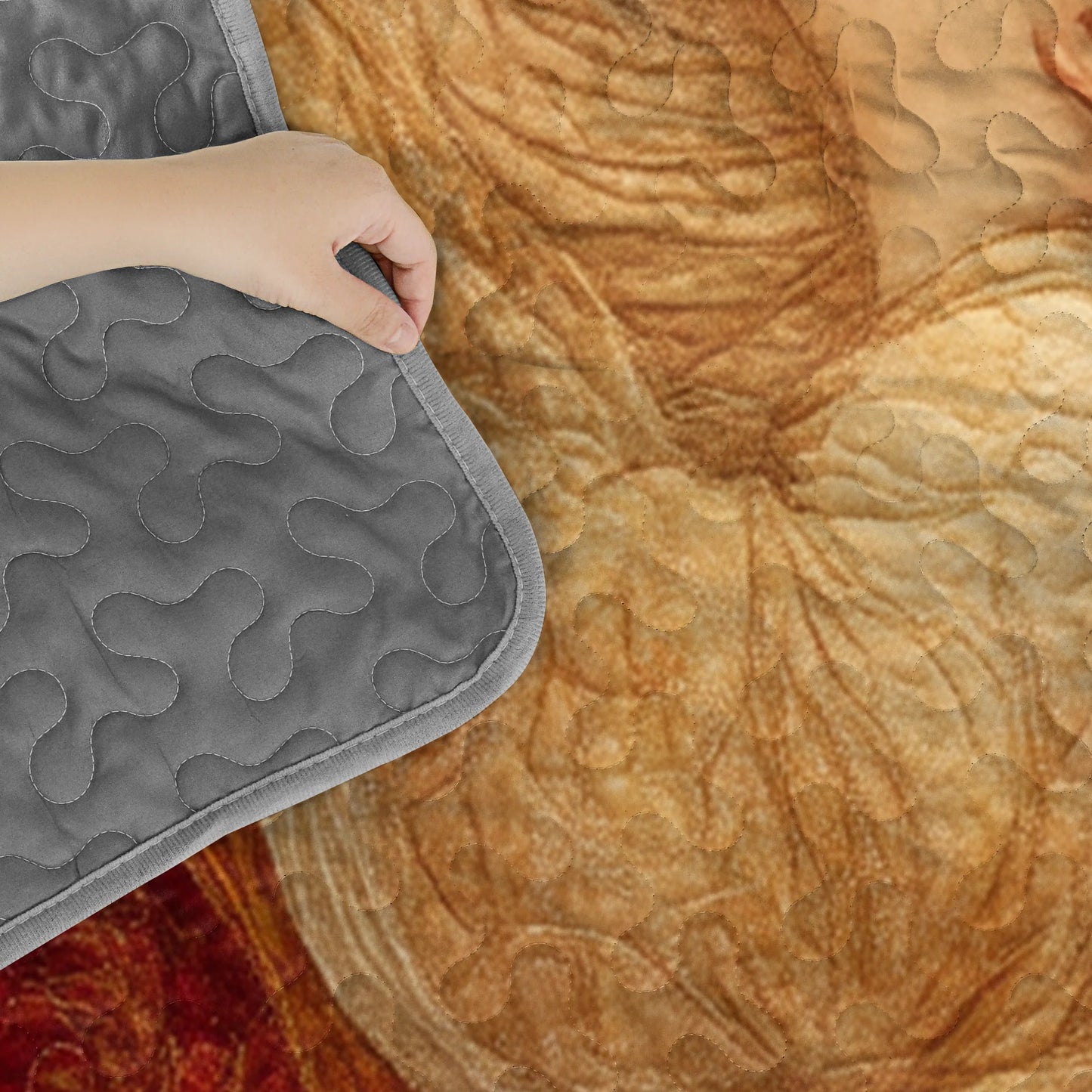 Shineful Quilt 3-Piece Set Sacred Kiss of the Mother