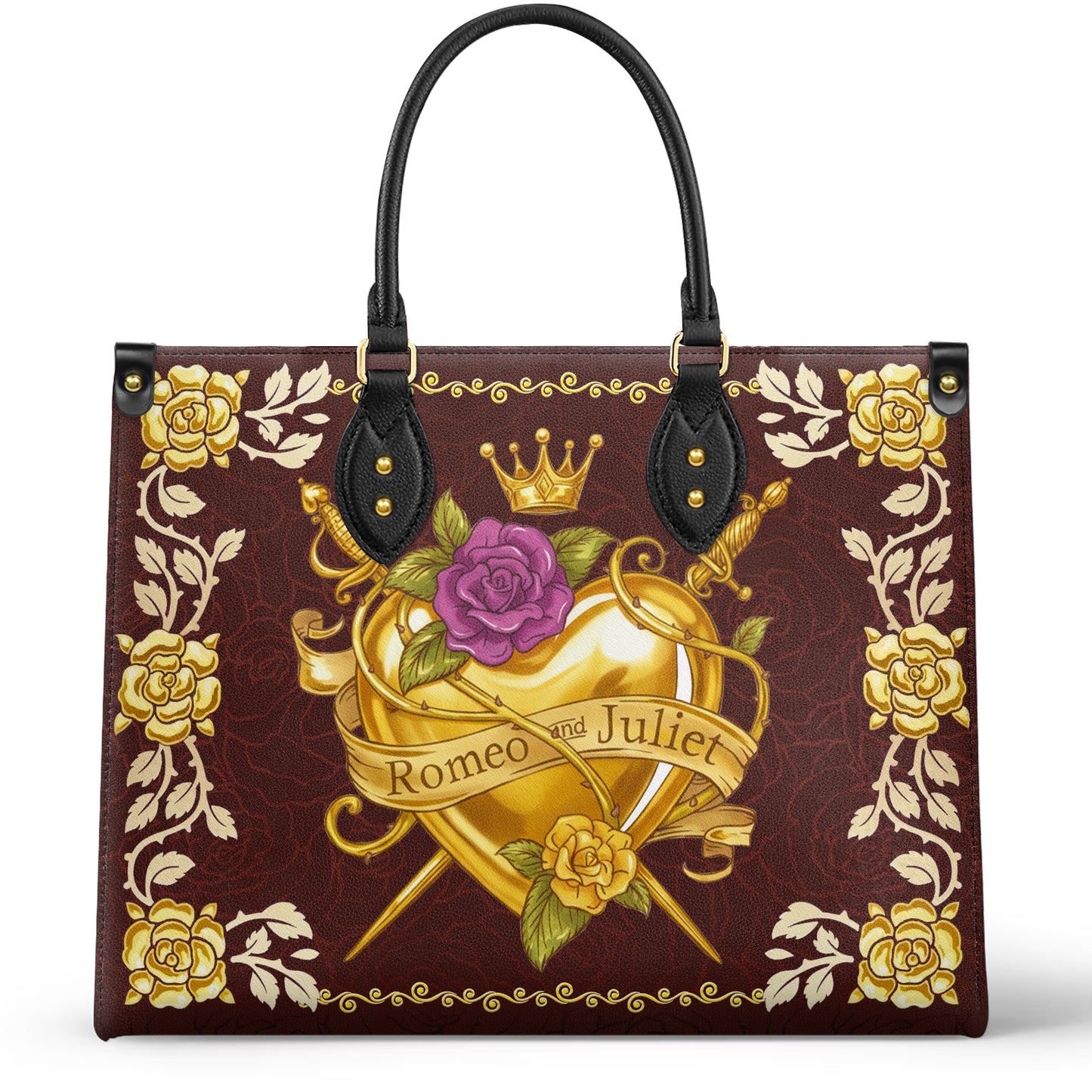 Shineful Leather Bag Romeo & Juliet Golden Heart