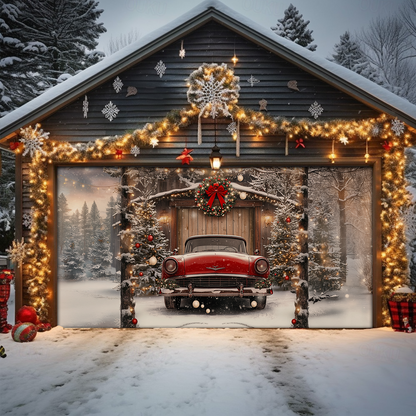 Shineful Garage Door Banner Decoration - The Scarlet Stop