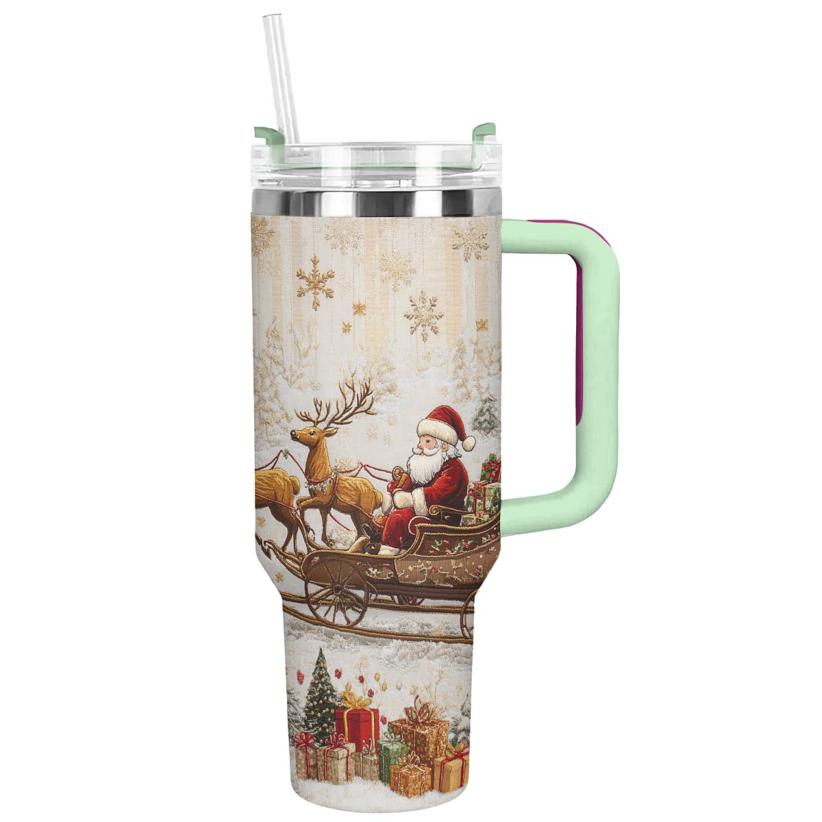 Shineful Tumbler Santa Sleigh