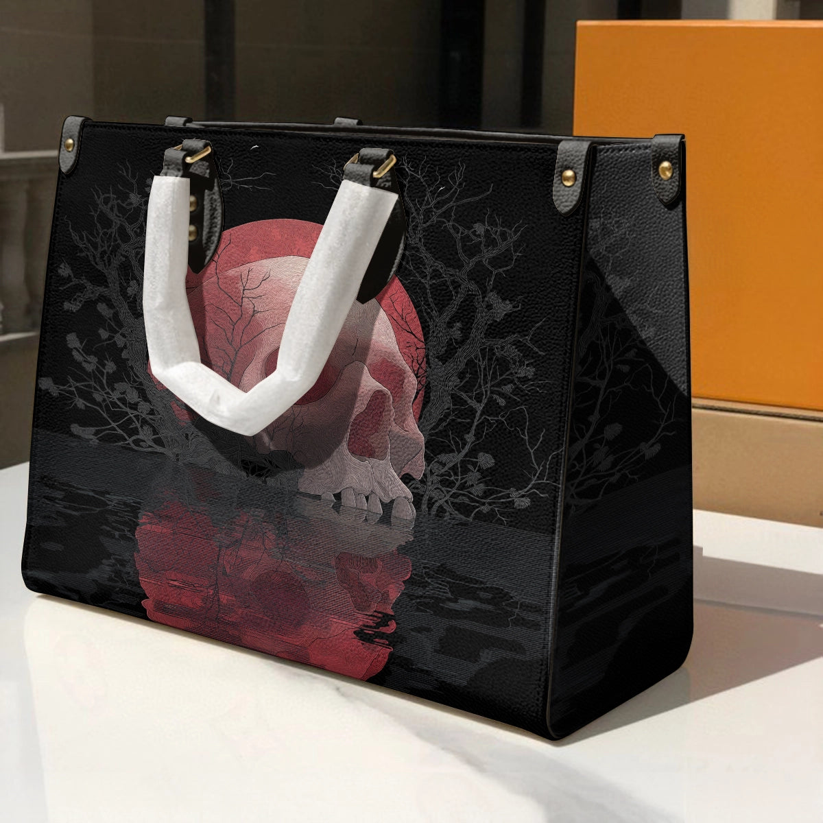 Shineful Leather Bag Still Beneath the Red Moon
