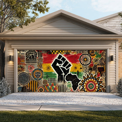 Shineful Garage Door Banner Decoration The Raised Legacy