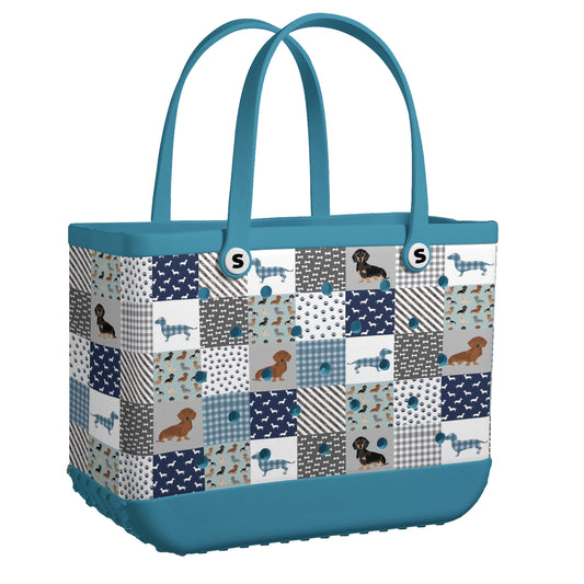 Shineful Beach Bag Dachshund Delight