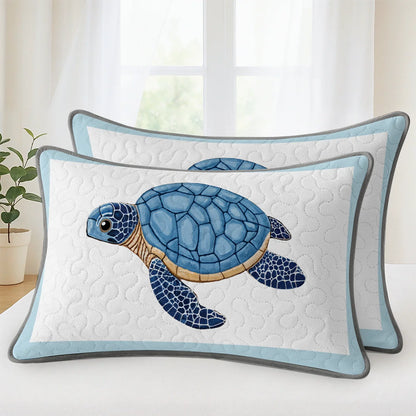 Shineful Quilt 3-Piece Set Sea Turtle