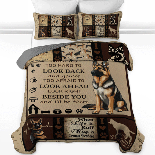 Shineful All Season Quilt 3-Piece Set Loyal Shepherd Comfort