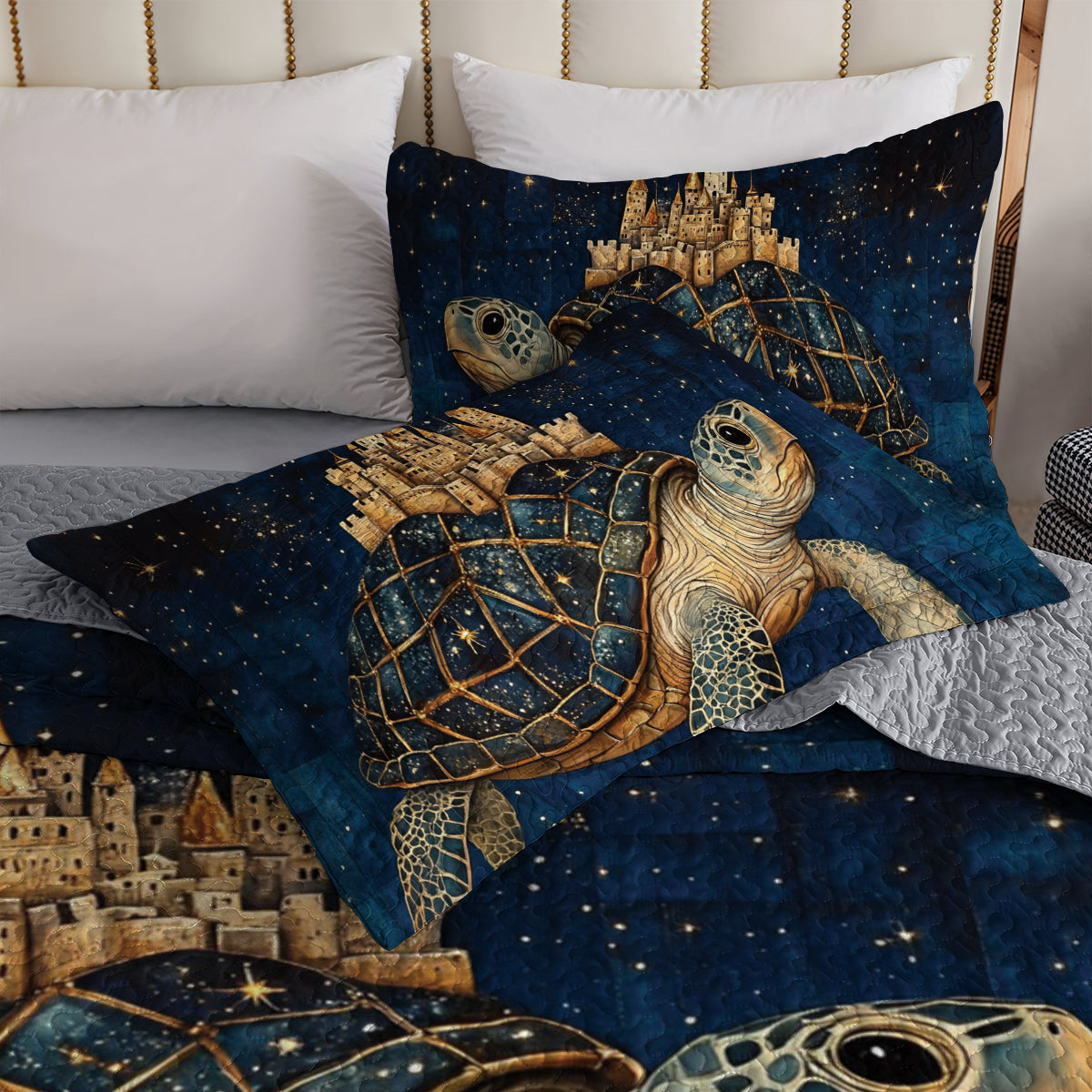 Shineful All Season Quilt 3-Piece Set Starlight Voyager