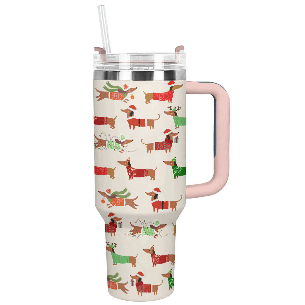Shineful Tumbler Dapper Dachshund Christmas