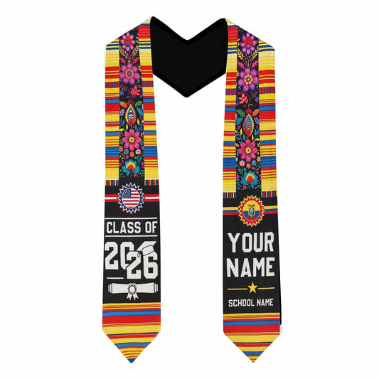 Shineful Graduation Sash Personalized Latin Heritage