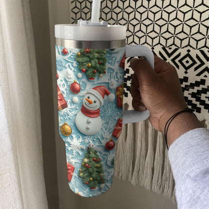 Shineful Tumbler Christmas Snowman