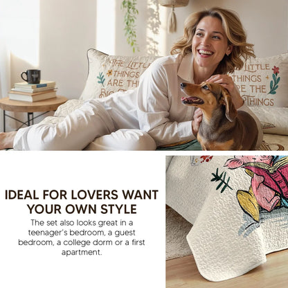 Shineful Quilt 3-Piece Set Little Things