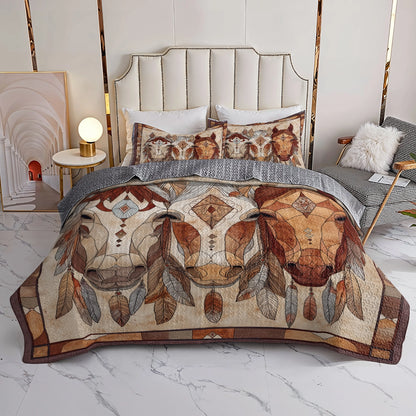 Shineful All Season Quilt 3-Piece Set Trio Native Presence