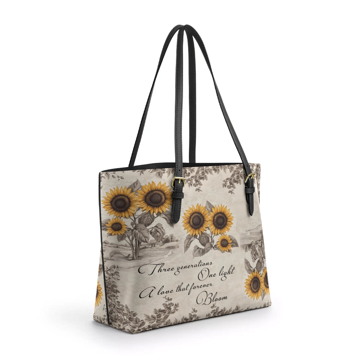 Shineful Leather Tote Bag Generations of Sunshine