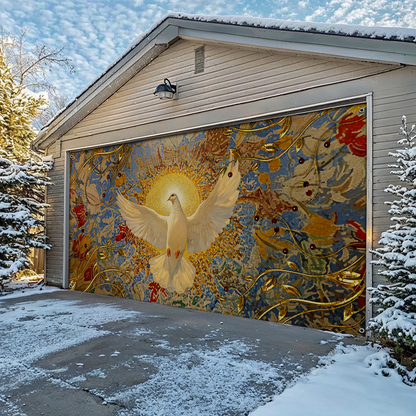 Shineful Garage Door Banner Decoration Holy Spirit