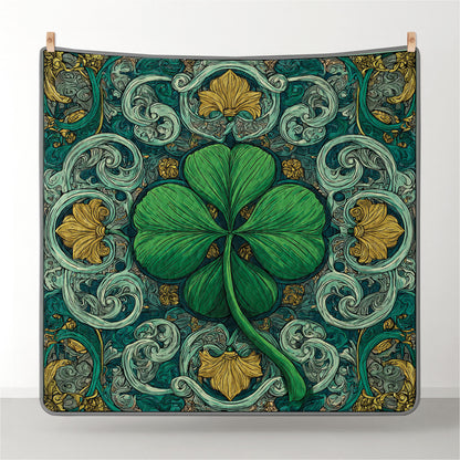 Shineful All Season Quilt 3-Piece Set Emerald Fortune