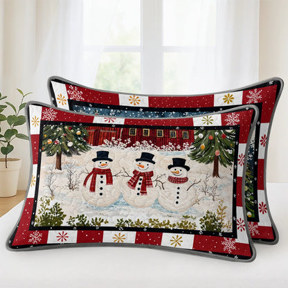 Shineful Quilt 3-Piece Set Country Christmas Charm