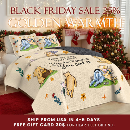 Shineful Quilt 3-Piece Set Pooh The Love