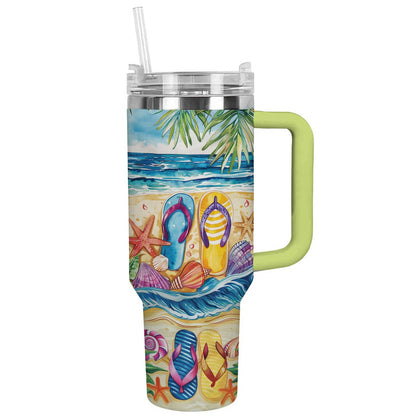 Shineful Tumbler Flip Flop Summer