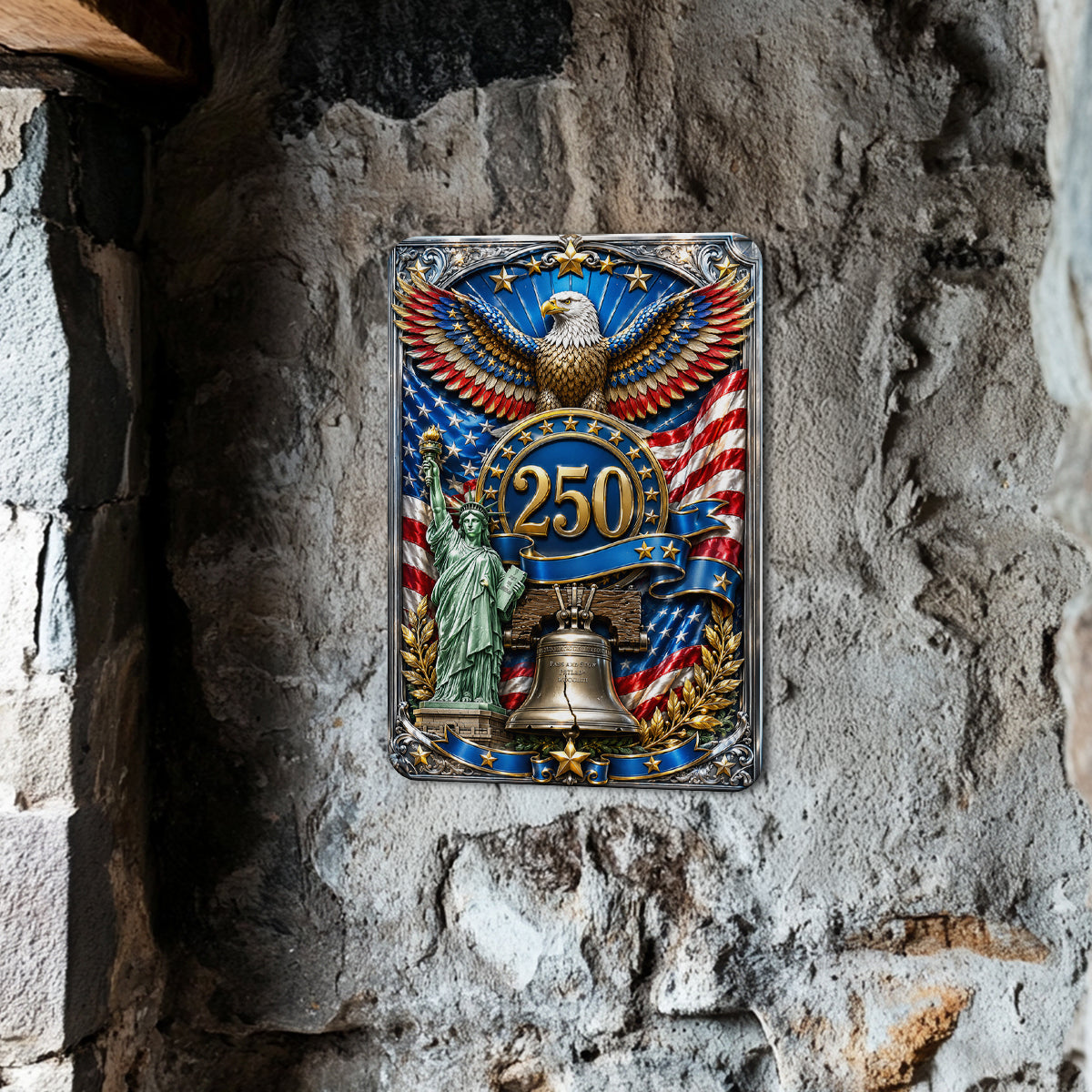 Shineful Liberty Legacy Metal Sign