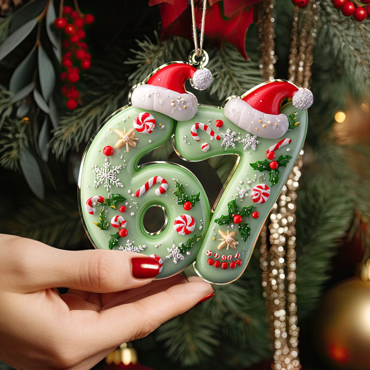 Shineful 2D Acrylic Ornament Funny Teen Grandkid
