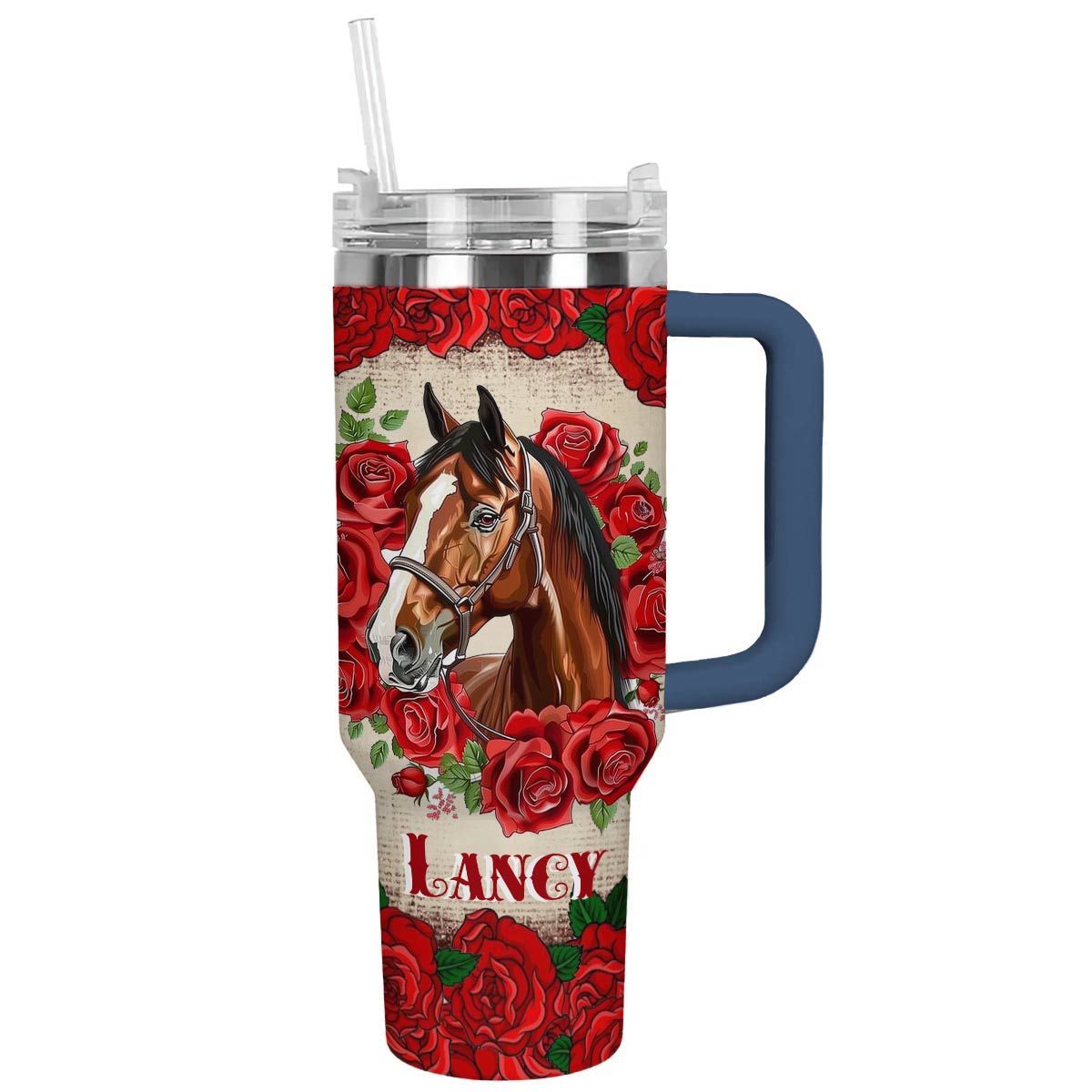 Shineful Tumbler Horse Rose