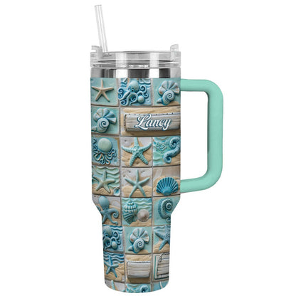 Shineful Tumbler Mermaid Treasure Personalized