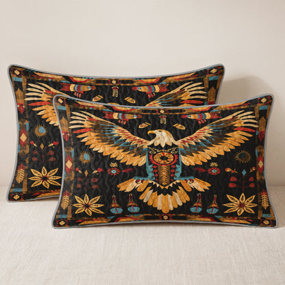 Shineful Quilt 3-Piece Set Tribal Eagle