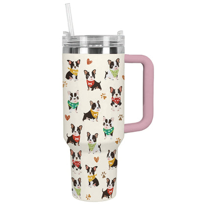 Shineful Tumbler Bandana Boston Terrier Bliss