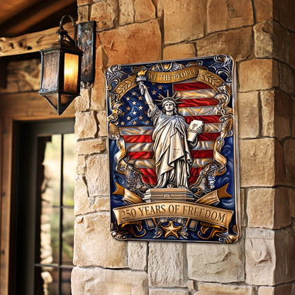Shineful Freedom Honor Metal Sign