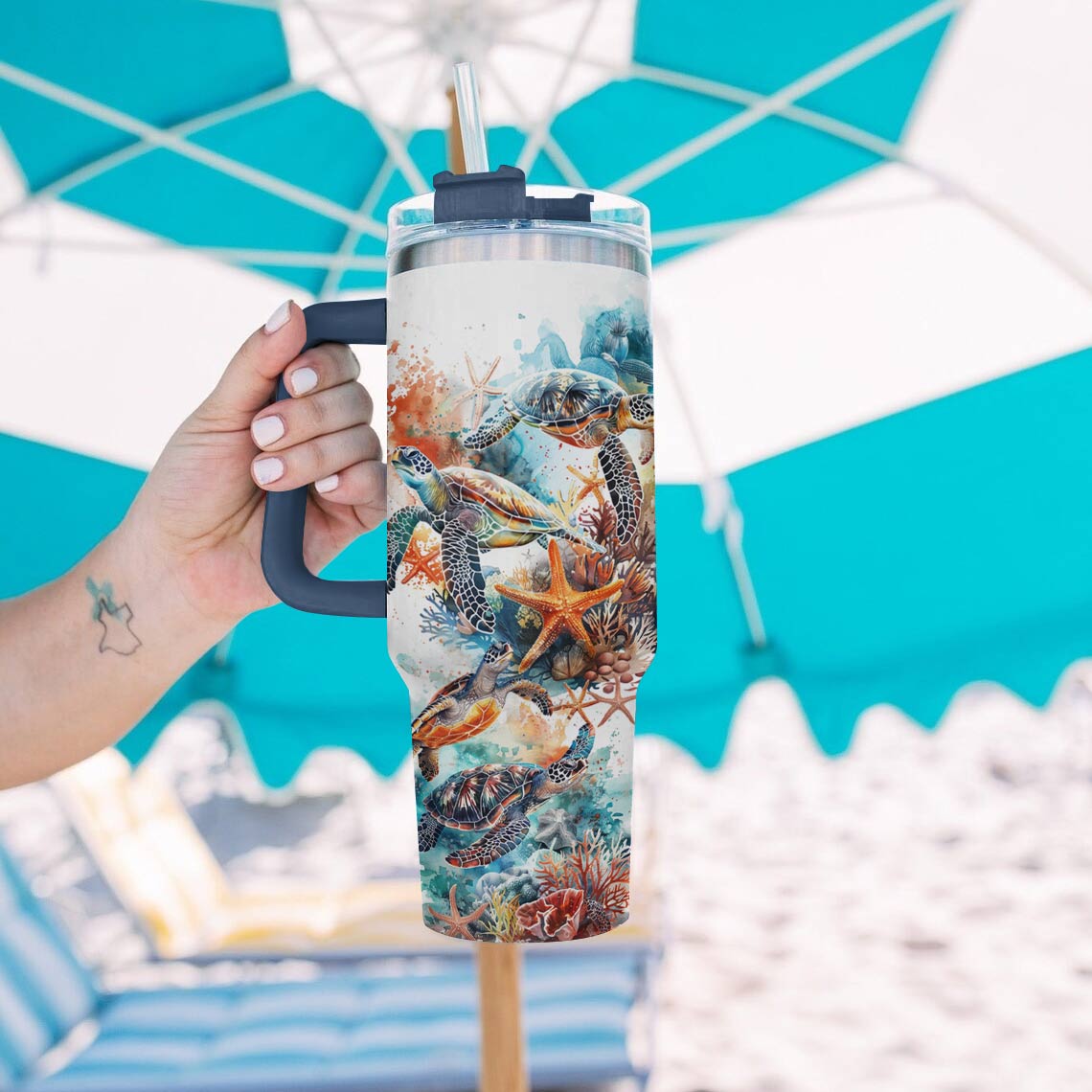 Shineful Tumbler Deep Sea