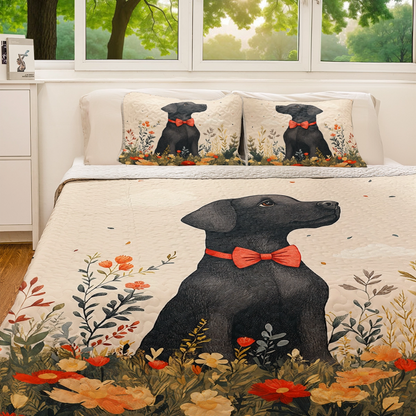 Shineful All Season Quilt 3-Piece Set - Labrador's Garden