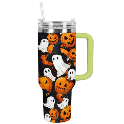 Shineful Tumbler Halloween  Pumpkin Ghosts